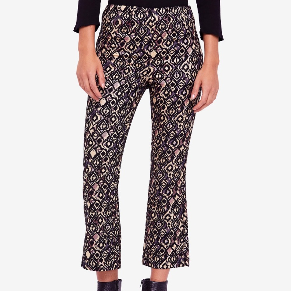 🏷 NWT FREE PEOPLE Cropped Kick Flared Pants